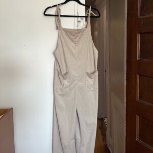 Neutral Tan Overall Jumper